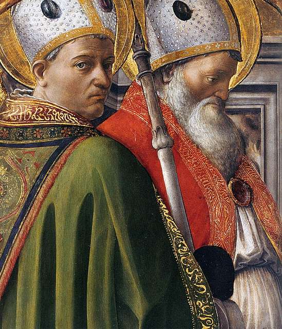 Saints Augustine of Hippo and Ambrose of Milan