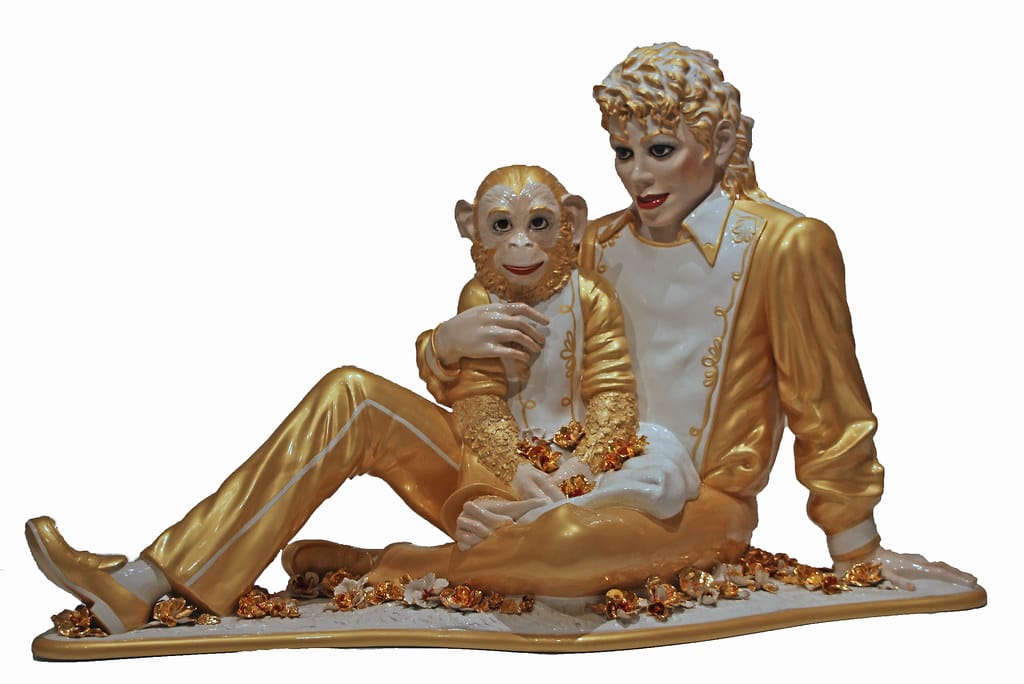 Michael Jackson and Bubbles by Jeff Koons