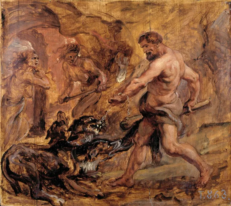 Hercules and Cerberus by Peter Paul Rubens